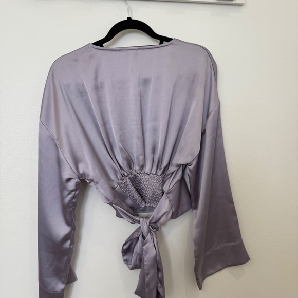 Satin Dynamite blouse women's small - Picture 4 of 5